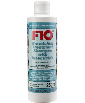 F10 Germicidal Treatment Shampoo with Insecticide 250ml