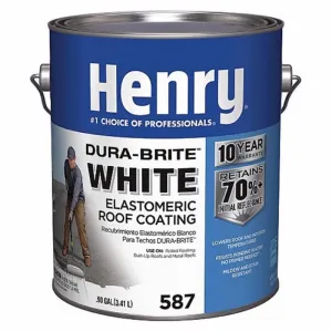 Henry Dura-Bright Smooth White Elastomeric Roof Coating 0.9 gal