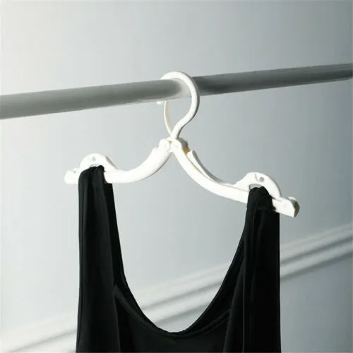 1432 Portable & Foldable Multicolor Plastic Hangers (1pc)