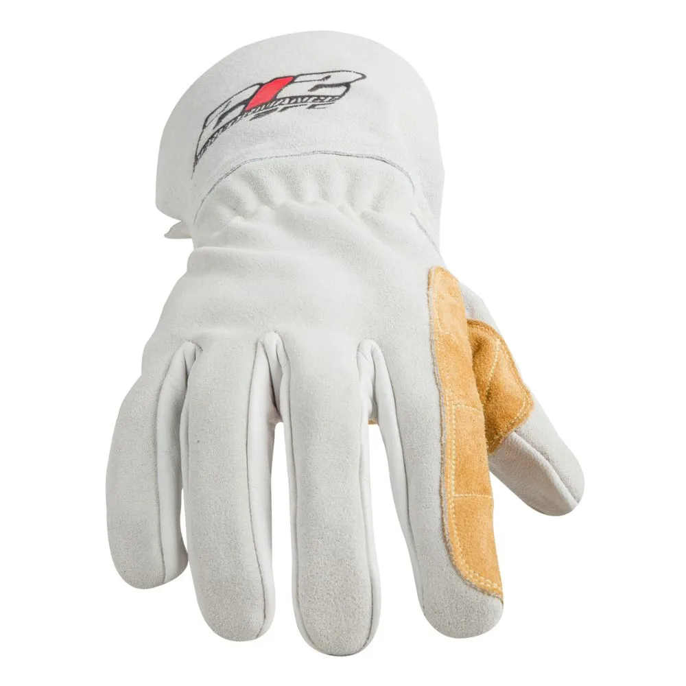 212 Performance ARCSGSA-00-010 ARC Premium Stick Welding Gloves, GSA Compliant White