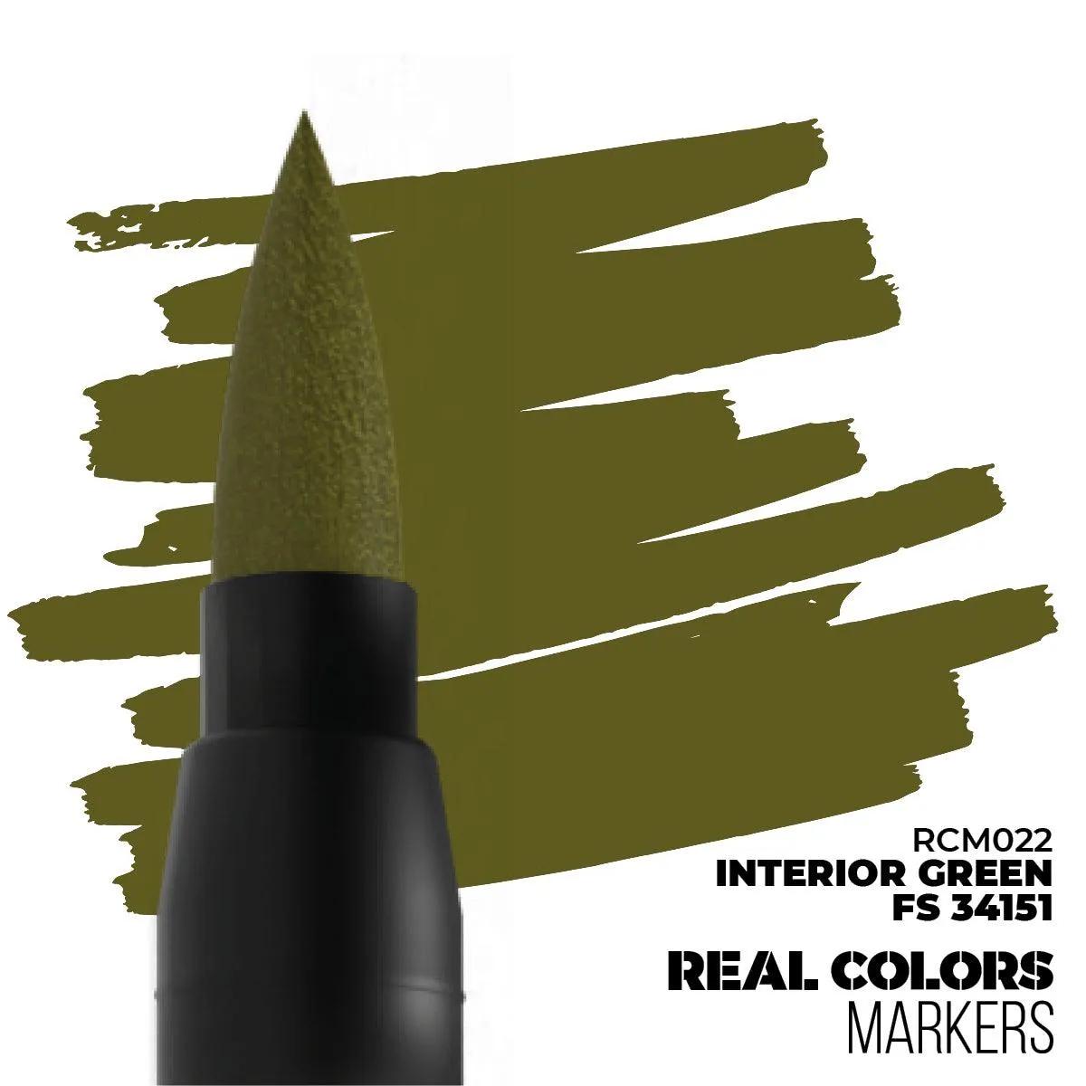 AK Interactive RCM022 RC Markers Interior Green FS 34151