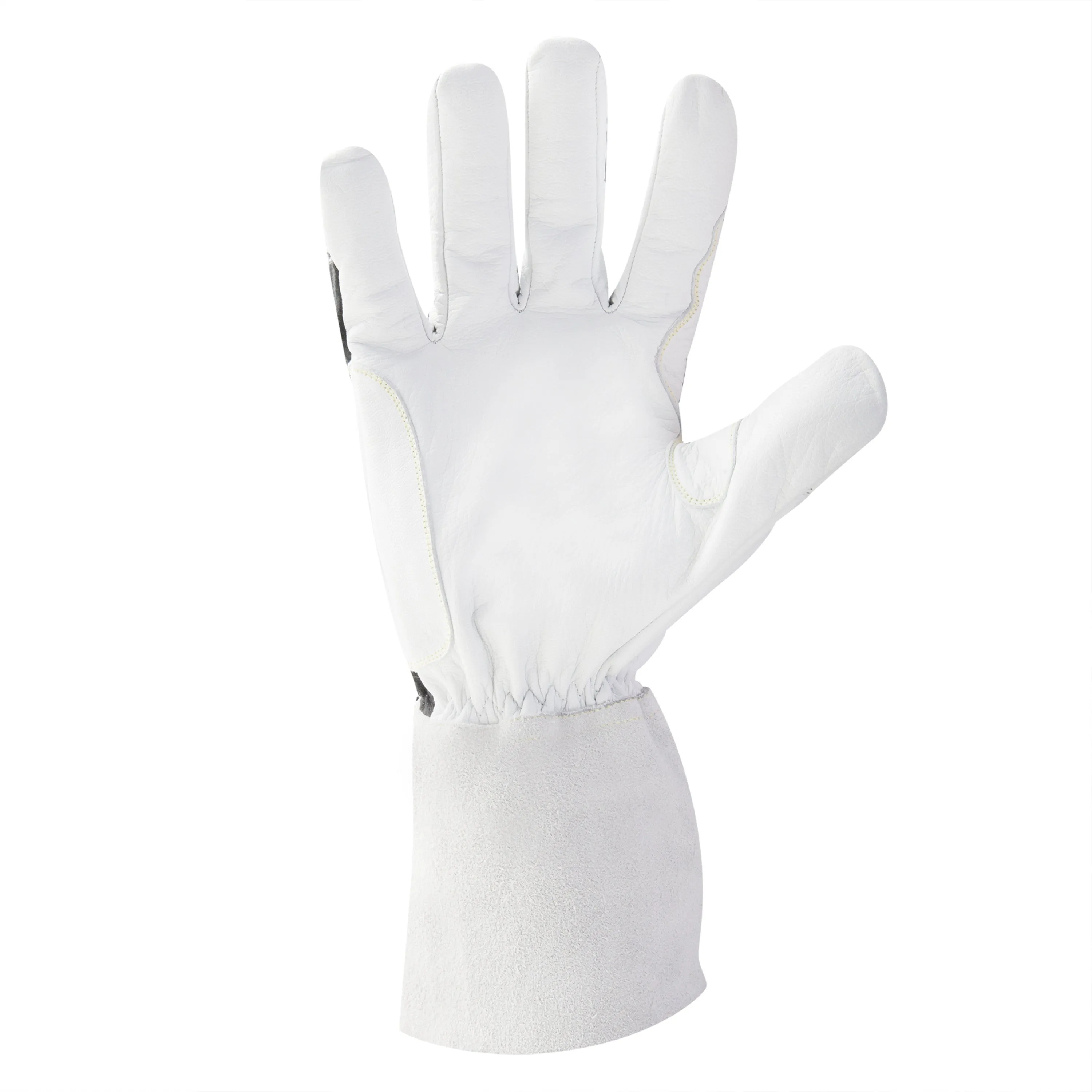 ARC Economy TIG Welding Gloves in White and Black