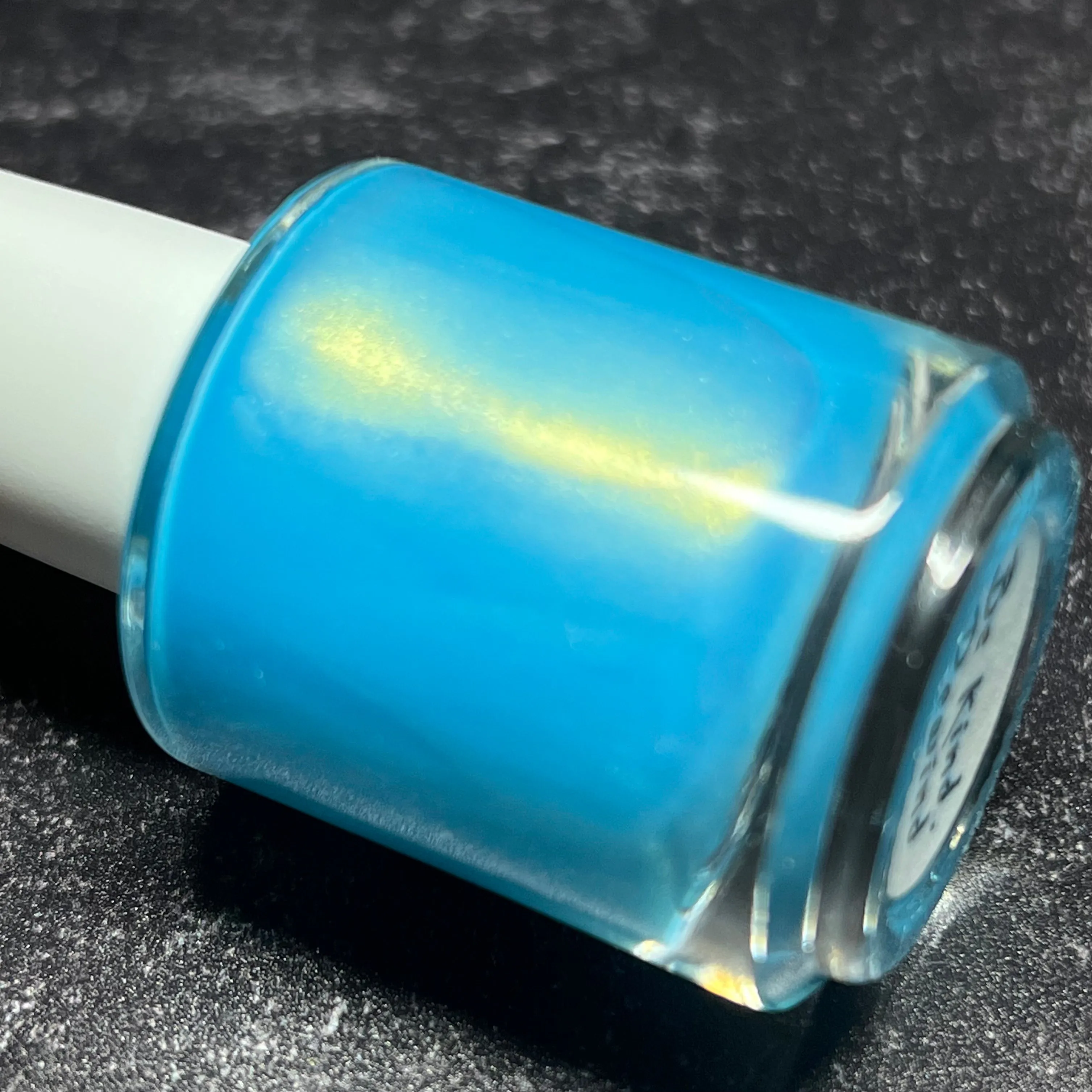 Be Kind, Rewind - sky blue shimmer nail polish