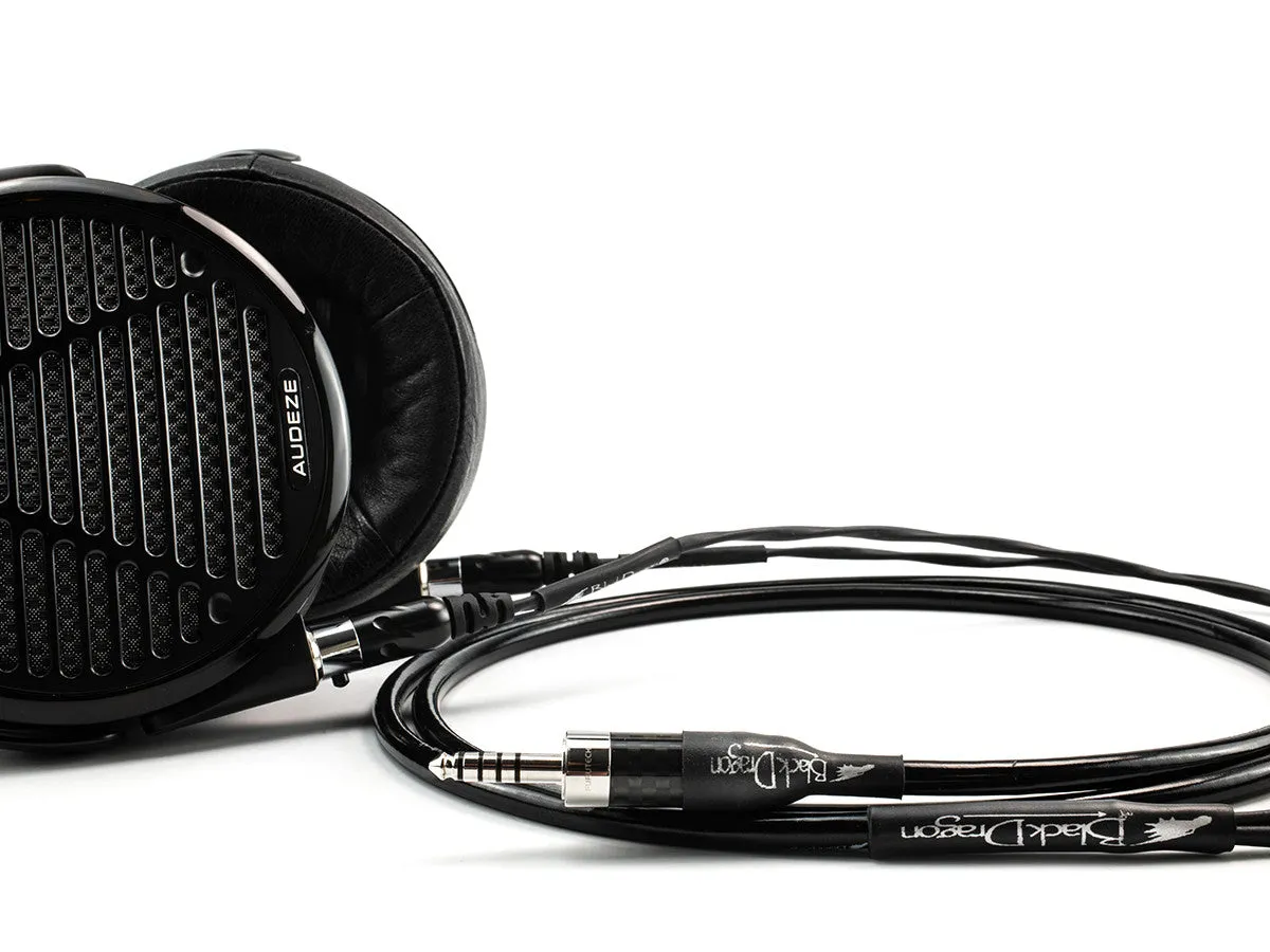 Black Dragon Premium Cable for Audeze Headphones