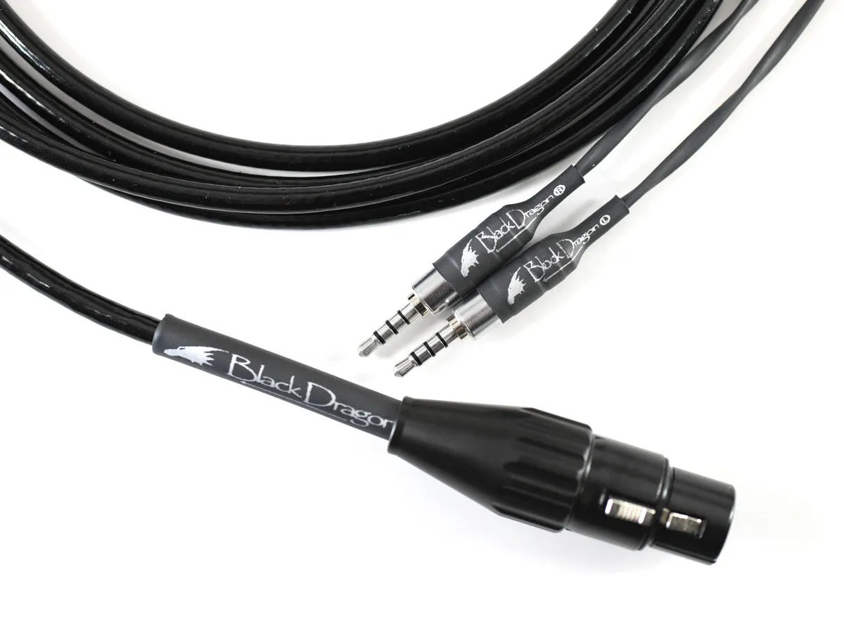 Black Dragon Premium Cable for RAAL SR1a Headphones