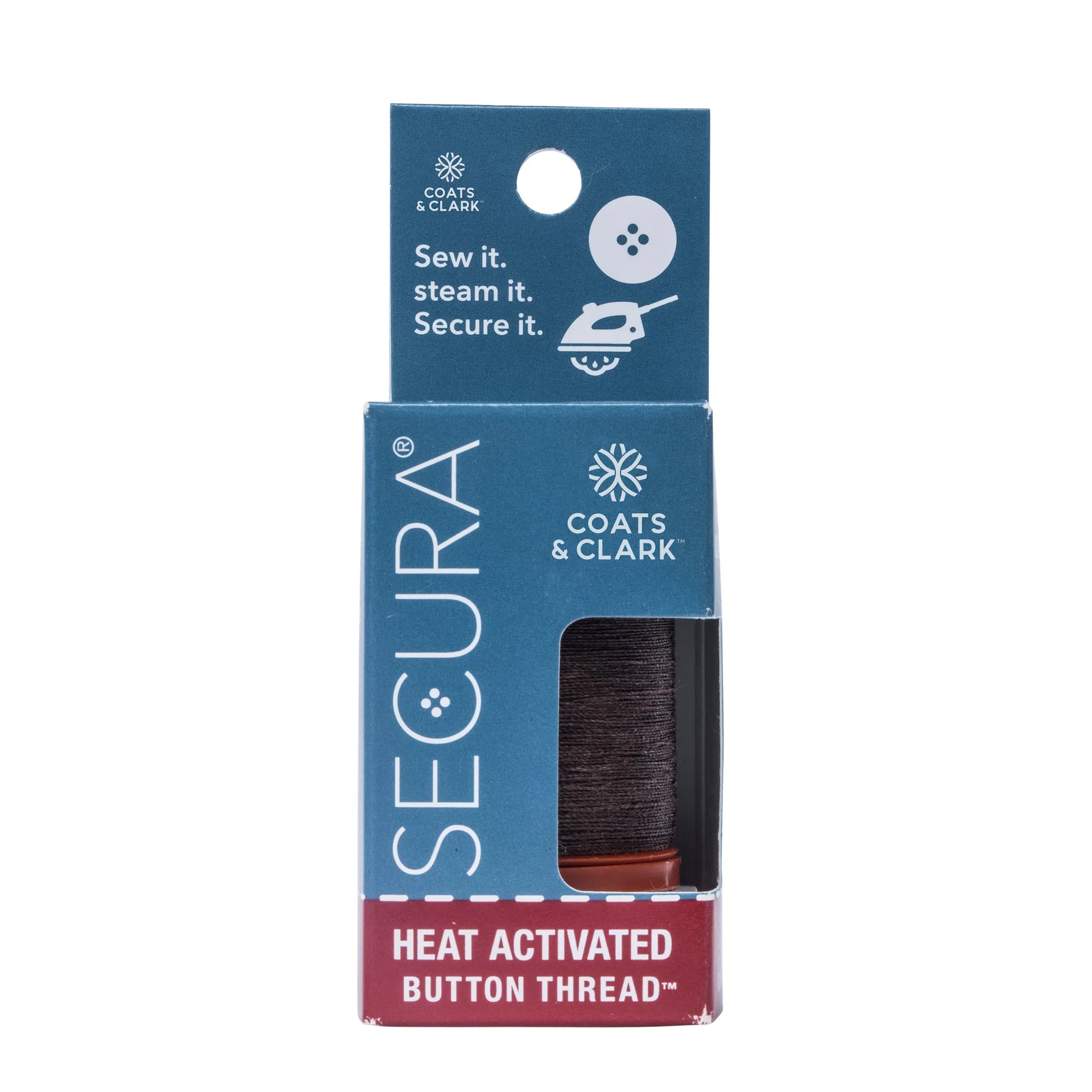 Coats & Clark Secura Heat Activated Button Thread - Clearance shades