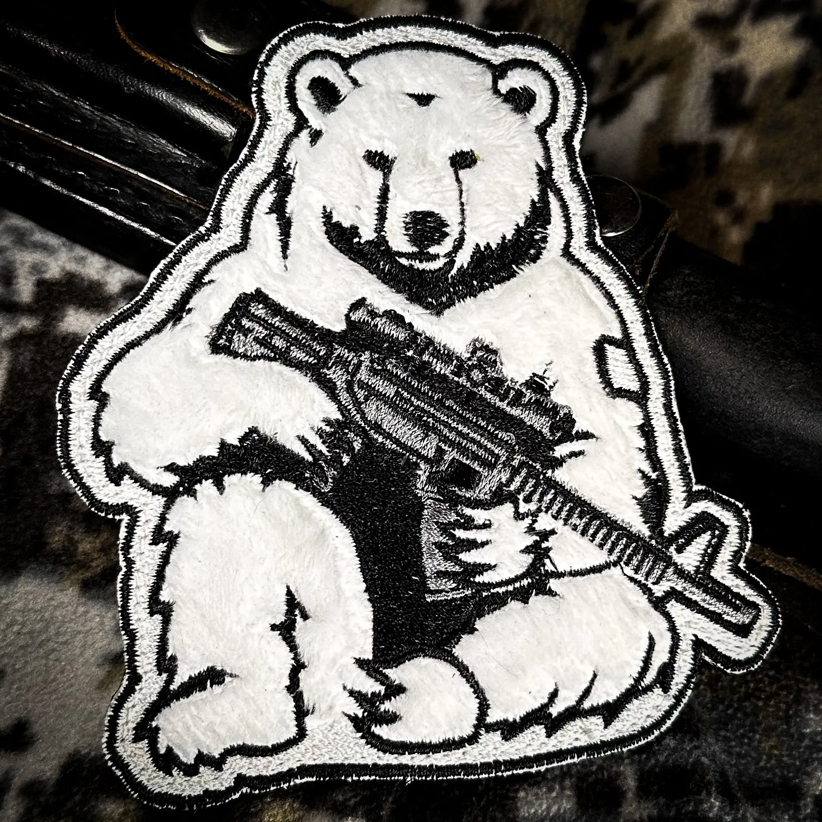 Deploying Fluff and Tough: The Tactical Polar Bear Patch – Where Furry Meets Fury!