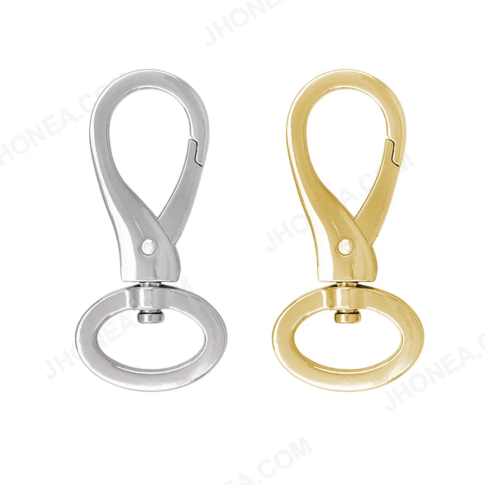 Designer Metal Swivel Lever Snap Hooks Clasp Buckle