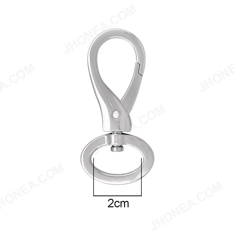 Designer Metal Swivel Lever Snap Hooks Clasp Buckle