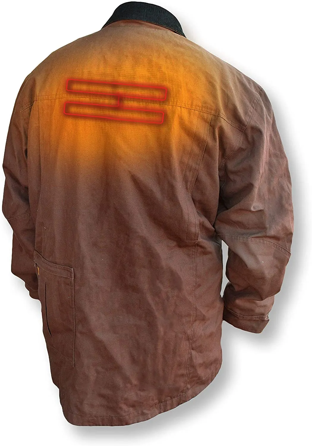 DeWalt DCHJ083TD1 Unisex Heated Barn Coat Kit - Tobacco