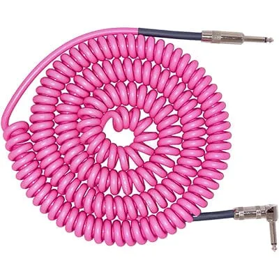 DIVINE NOISE Curly Cable - 30ft ST-RA - PINK