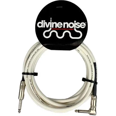 DIVINE NOISE Straight Cable - 15ft ST-RA - WHITE