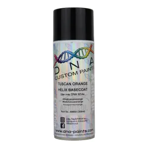 DNA PAINTS Helix Basecoat Spray Paint 350ml Aerosol Tuscan Orange