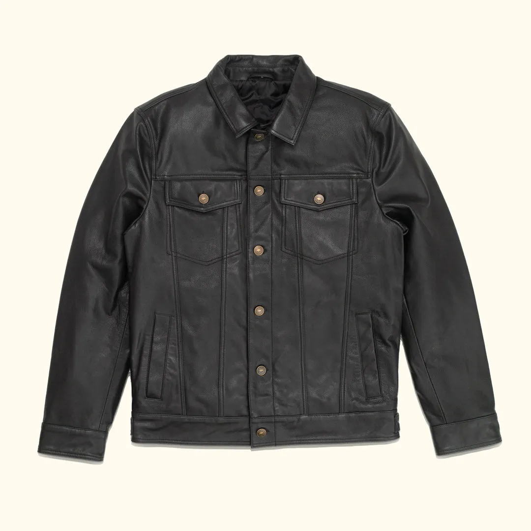 Driggs Leather Jacket | Black