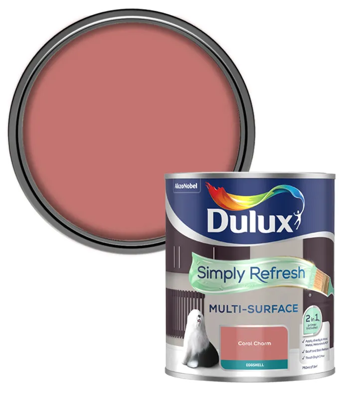 Dulux Simply Refresh Multi-Surface Eggshell Paint - 750ml