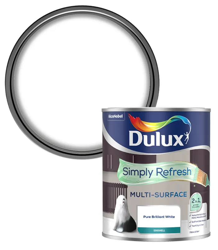 Dulux Simply Refresh Multi-Surface Eggshell Paint - 750ml