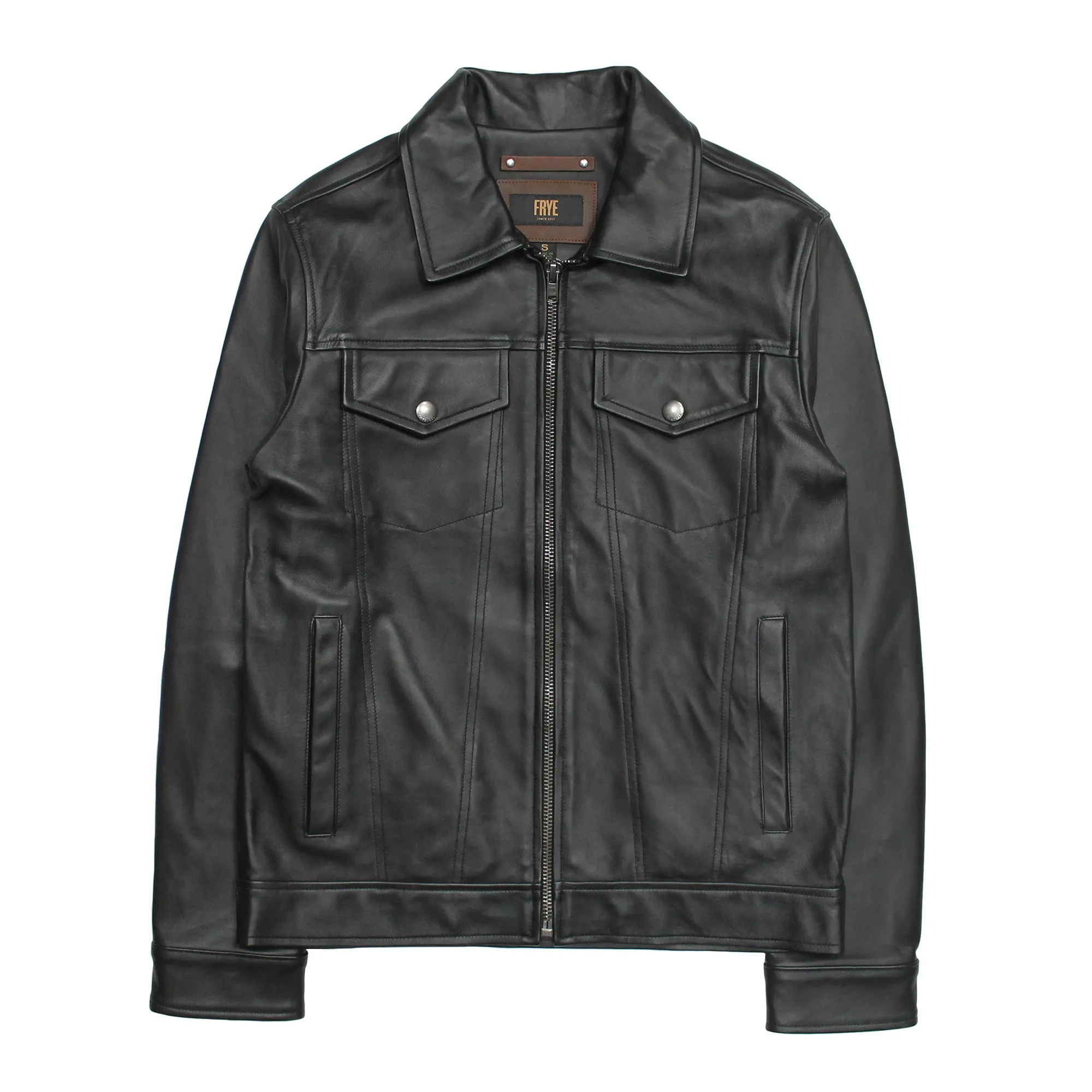 Frye Black Trucker Jacket