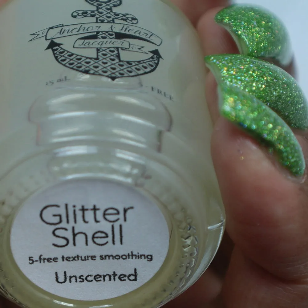 Glitter Shell ~ 5-free texture/glitter smoothing topcoat