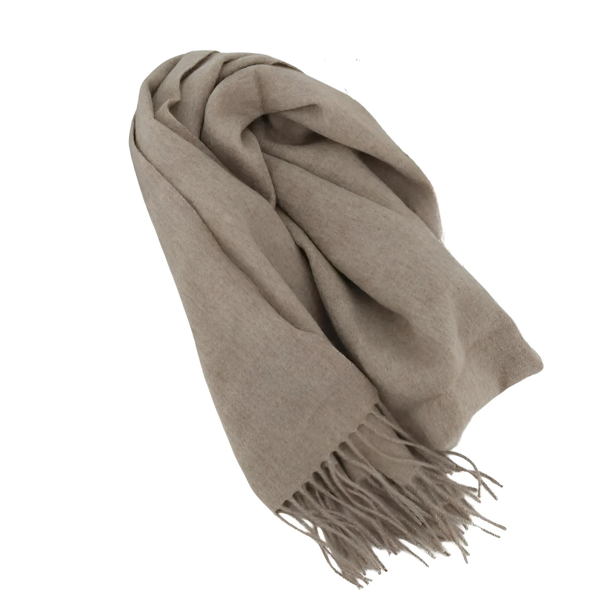 High Quality Men's Wool Scarf 100% Wool Solid Color Tassel Autumn Winter Business Versatile Classic Warm Soft