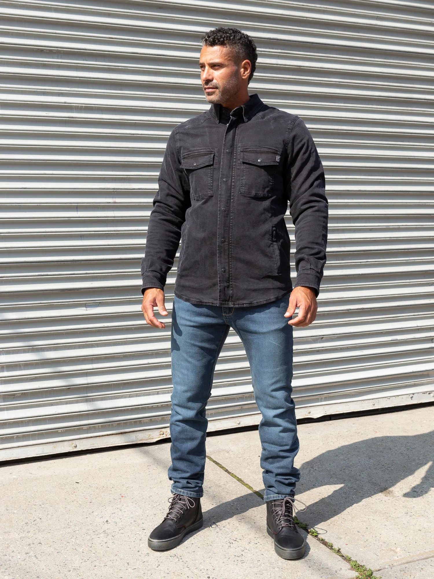 John Doe Motoshirt - Denim Black