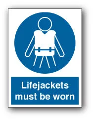 Life jackets must be worn