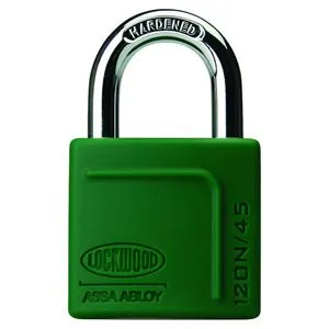 Lockwood 120N Brass 45mm Padlock 27mm Shackle