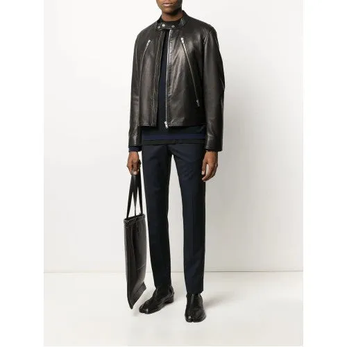 Maison Margiela zipped details biker jacket