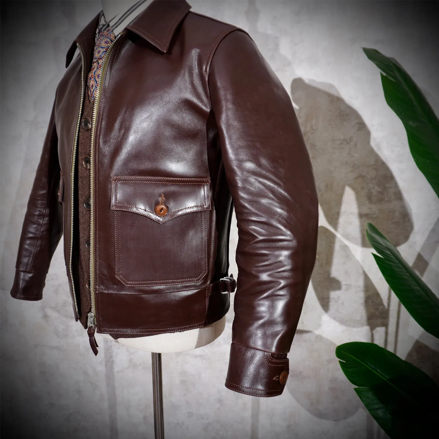 Men's Type A-2 Flight Leather Jacket