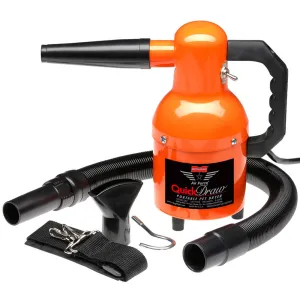 MetroVac AirForce? Quick Draw Portable Pet Dryer - Orange