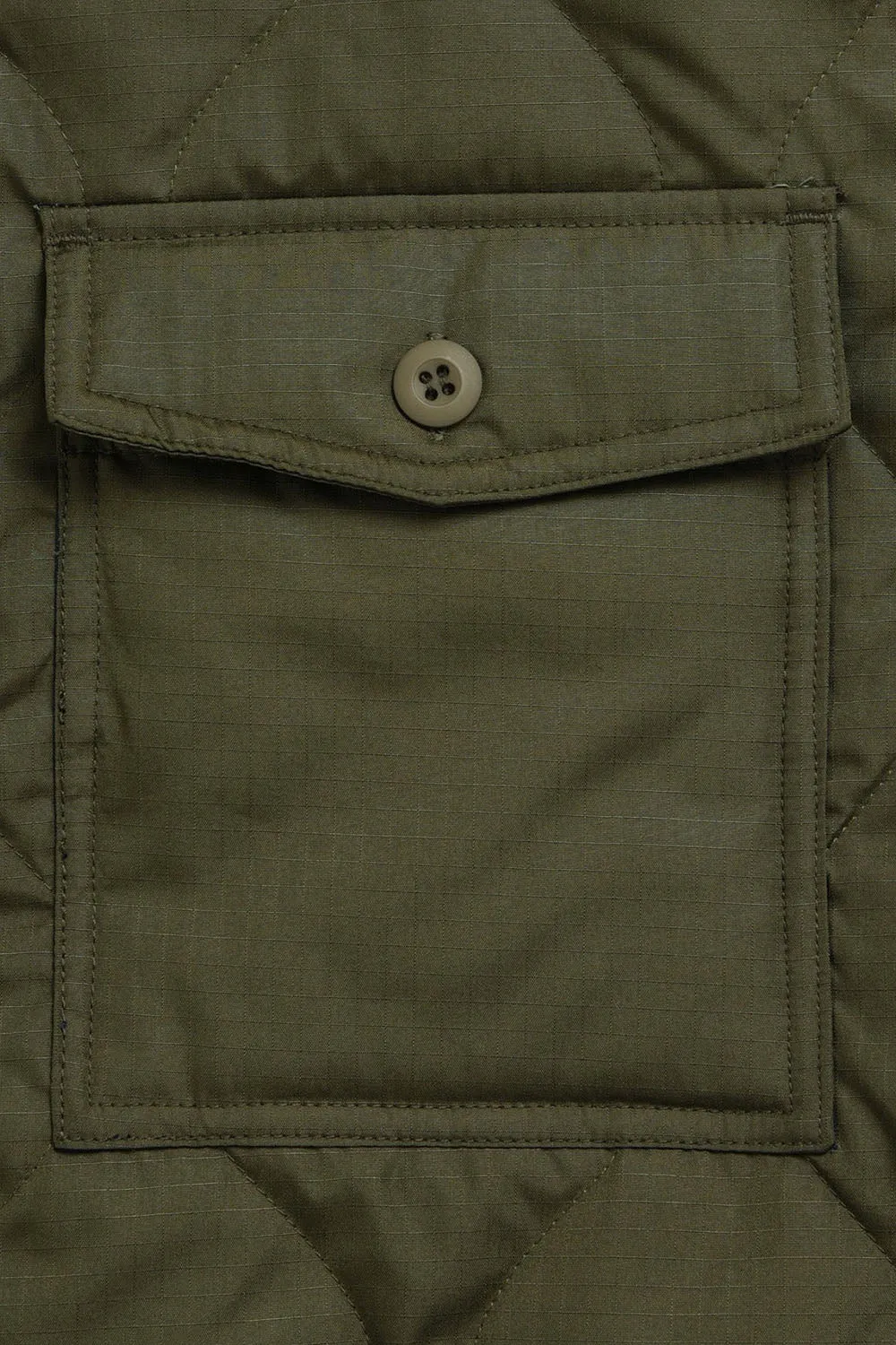 Military Down Shirt - Dark Olive