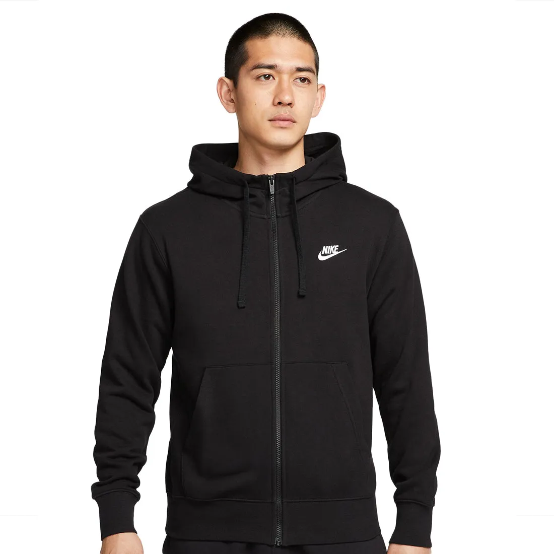 Nike Sportswear Club Men's Full-Zip Hoodie Black