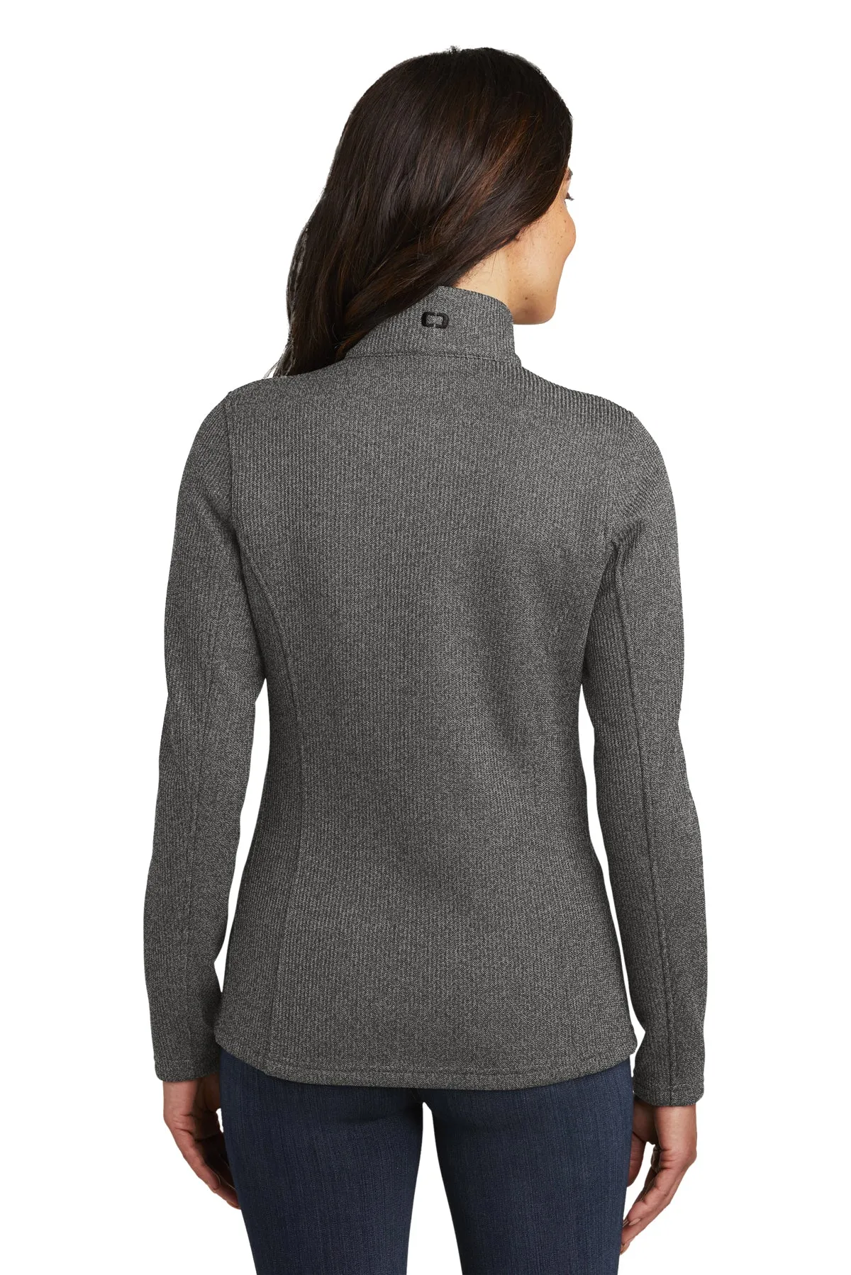 OGIO Ladies Grit Customized Fleece Jackets, Diesel Grey Heather