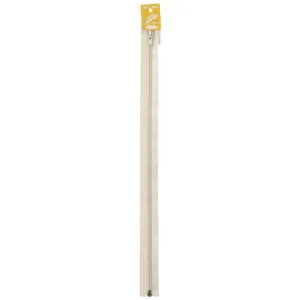 Open End Zip, Natural- 45cm