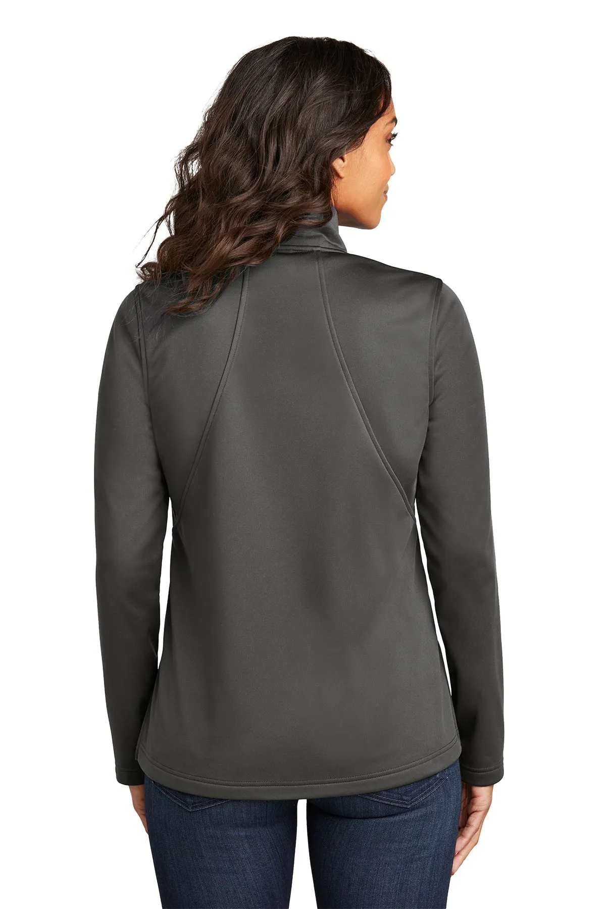 Port Authority Ladies Flexshell Customized Jackets, Grey Steel