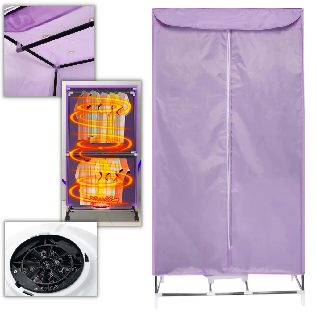 Portable Electric Clothes Dryer & Rack