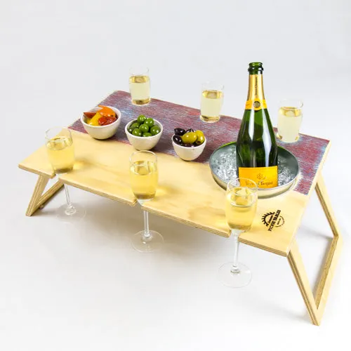 Rectangle Banquet Picnic Table with Bucket