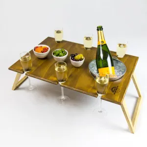 Rectangle Banquet Picnic Table with Bucket