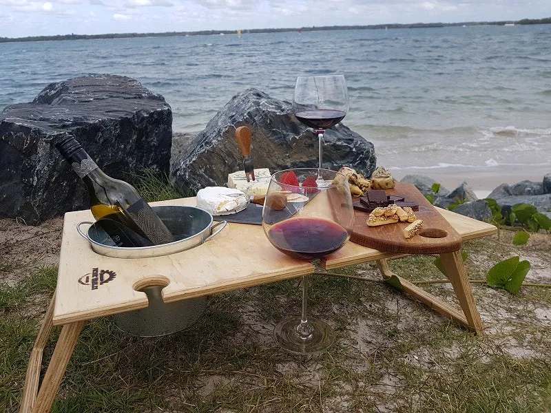 Rectangle Banquet Picnic Table with Bucket