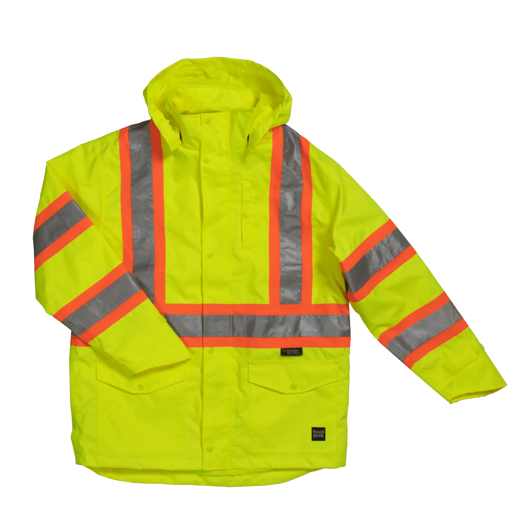 Safety Rain Jacket - Green