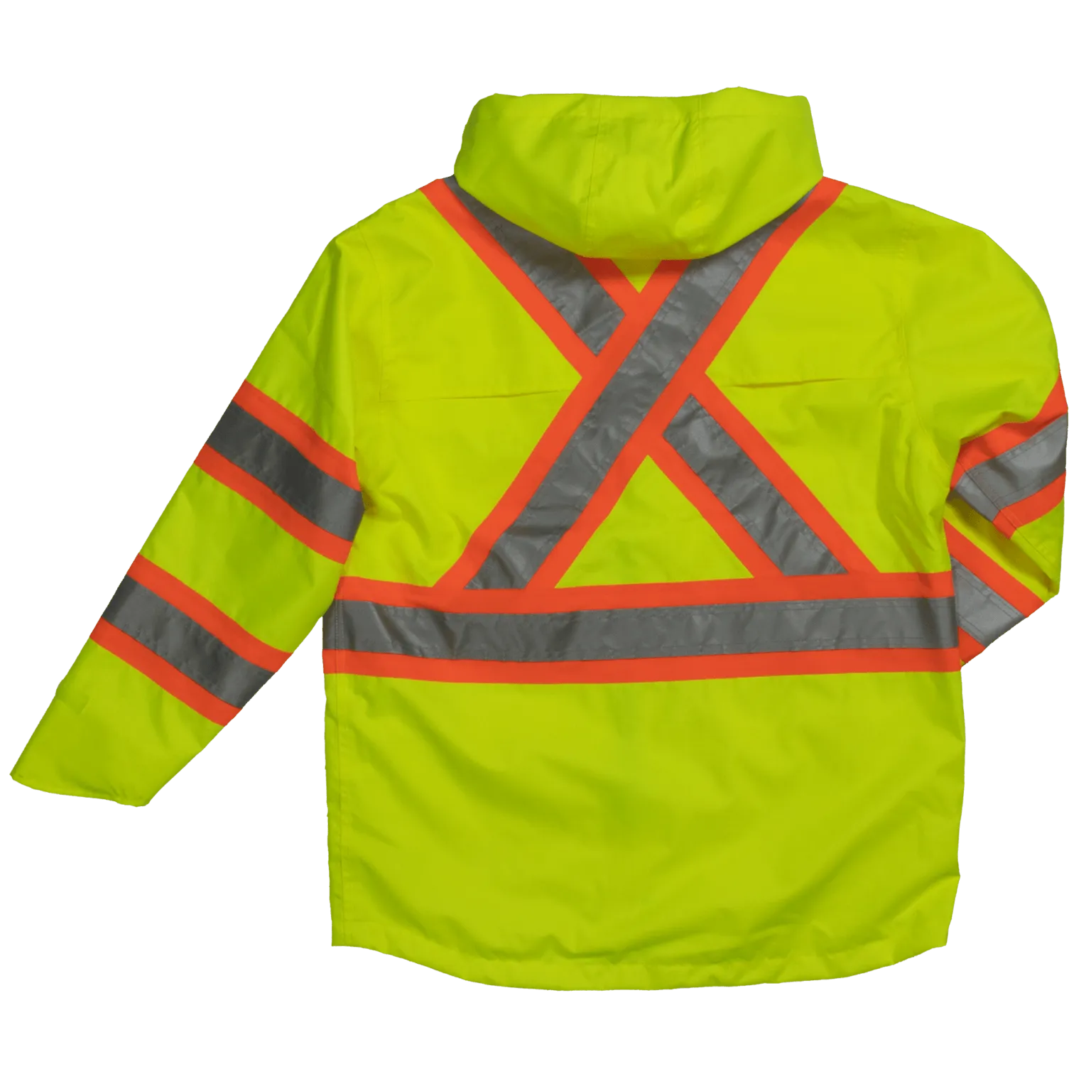 Safety Rain Jacket - Green