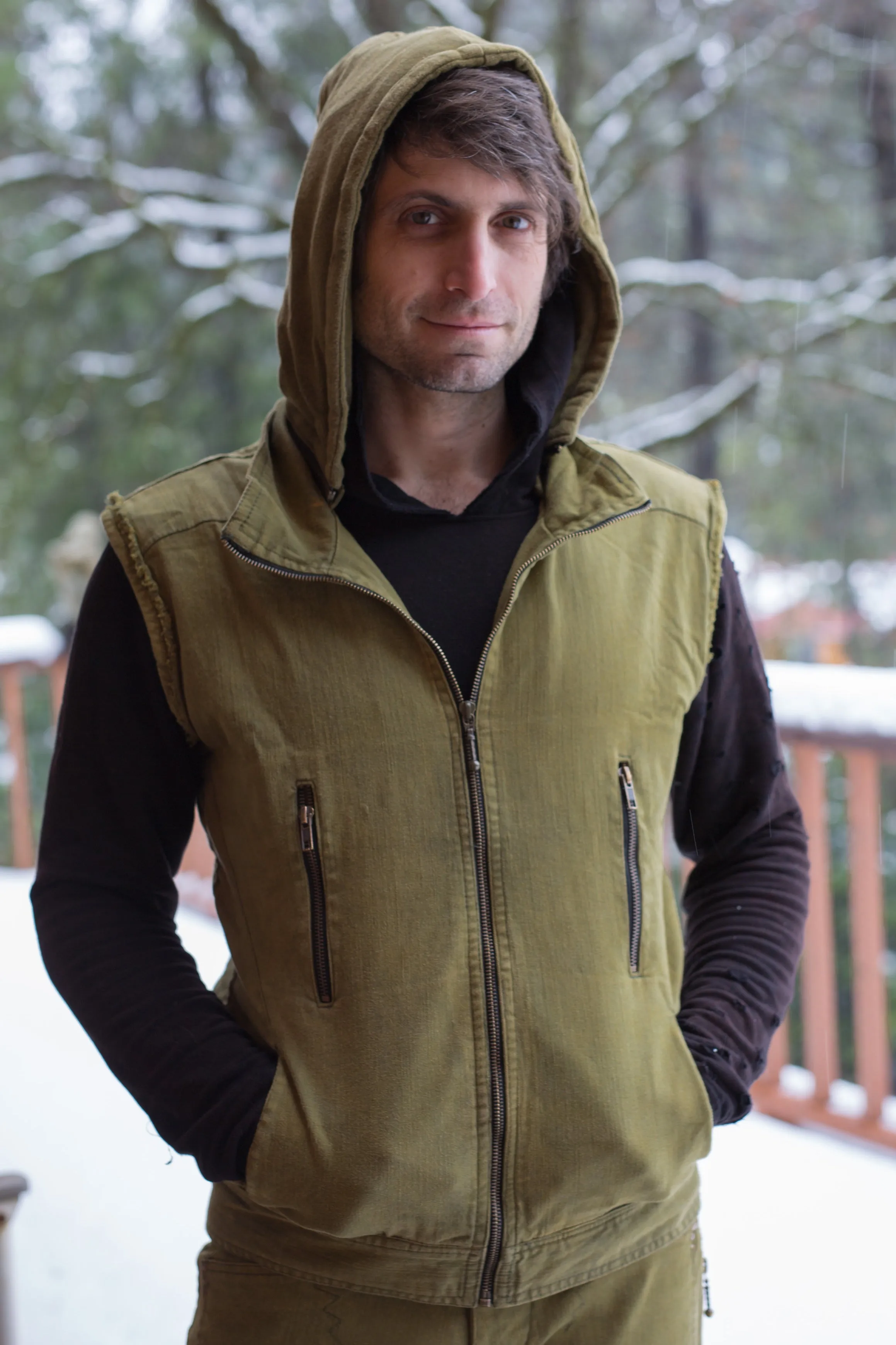 Sigil Vest w/EMF Blocking Hood - Moss