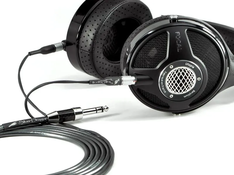 Silver Dragon Premium Cable for Focal Utopia Headphones