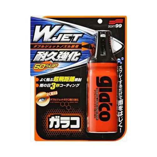 Soft99 - Glaco W Jet Strong Enhanced Durability Car Water Repellent Spray Bottle