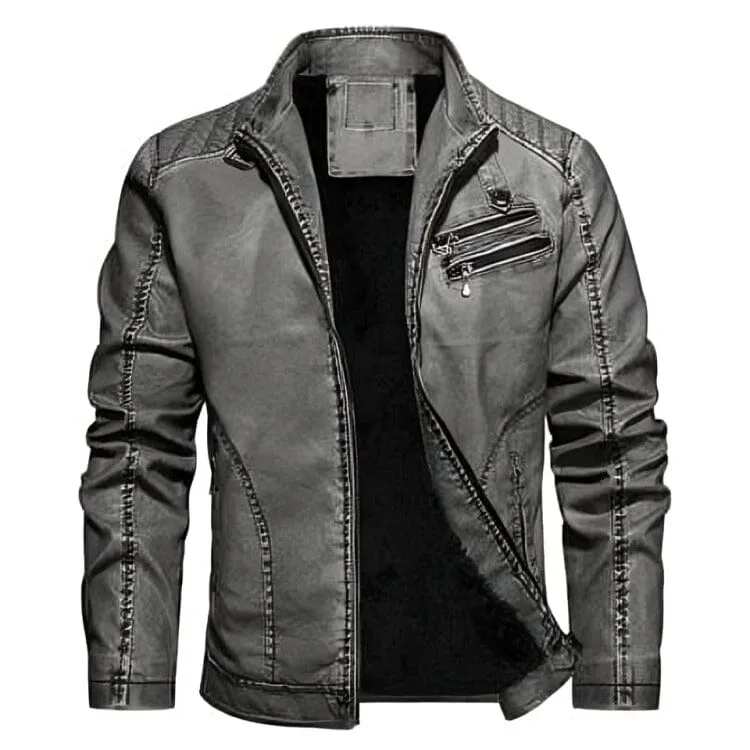 The Navigator Faux Leather Jacket - Multiple Colors