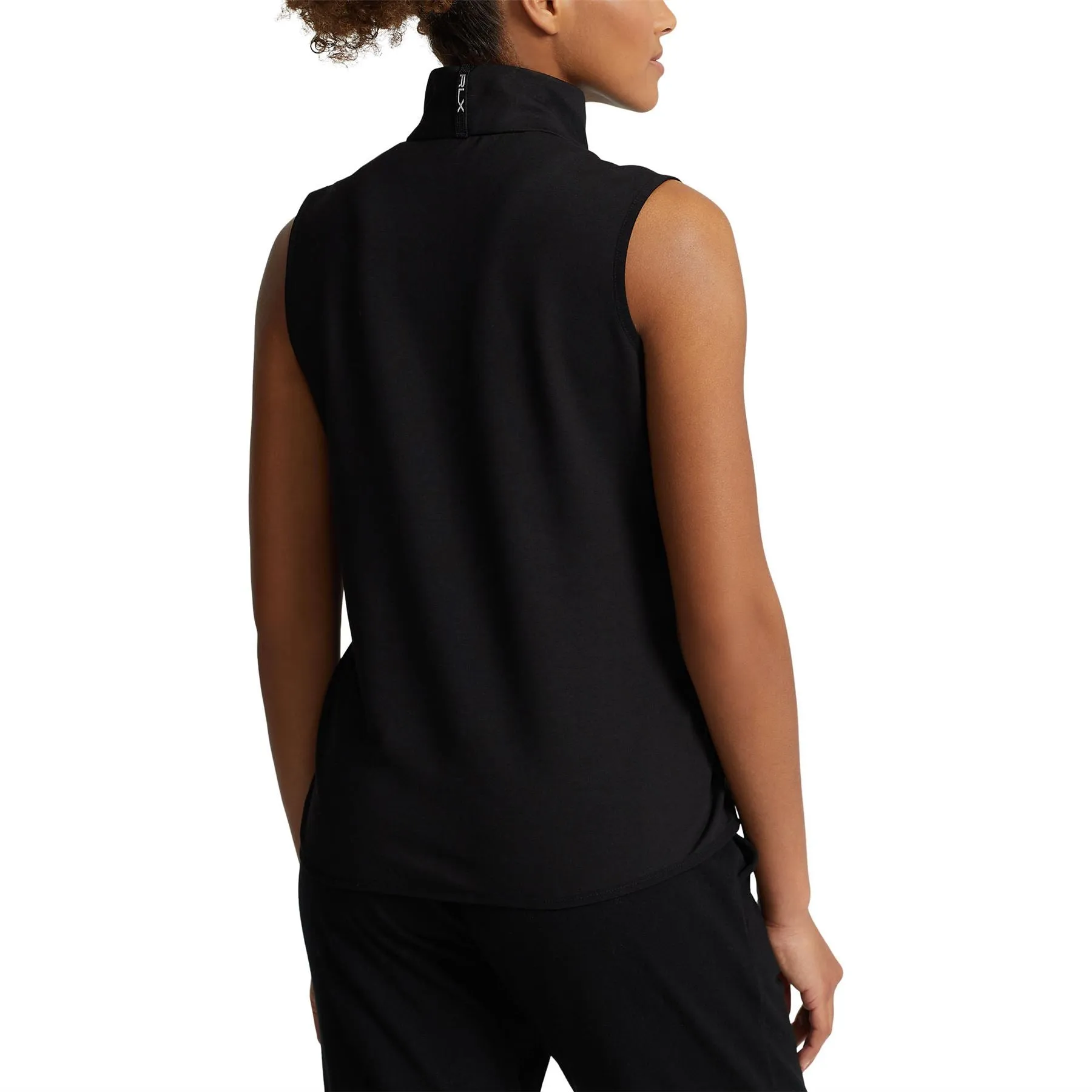 Womens Hybrid Performance Full-Zip Vest Black - SS24